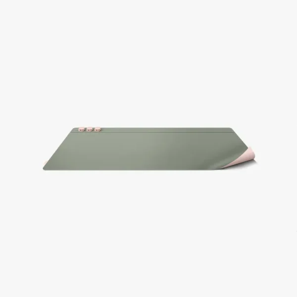 UNIQ HAGEN reversible smart organization desk mat - blush pink/mist green