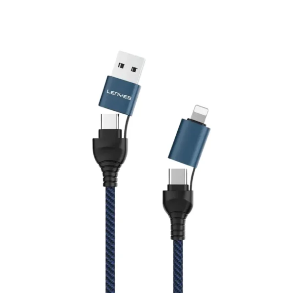 Lenyes 4-in-1 Cable – Charge Multiple Devices at Once